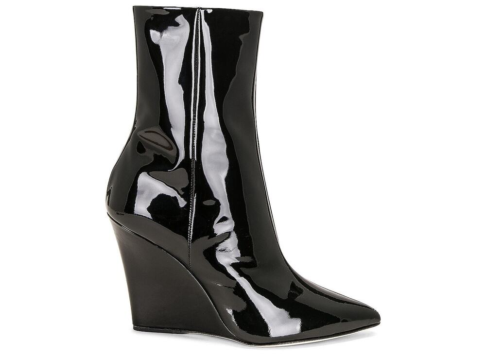 Paris Texas Patent Black Wanda Ankle Boots Size EU 39 / US 9